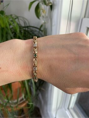 Ross-Simons 925 Gold Vermeil Tennis Bracelet